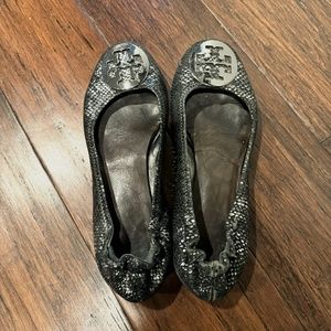 Tory Burch Snake-print Ballet Flats size 6.5